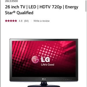26in LG Flatscreen TV